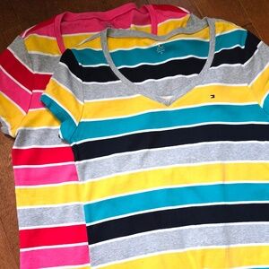 Colorful short sleeved tees